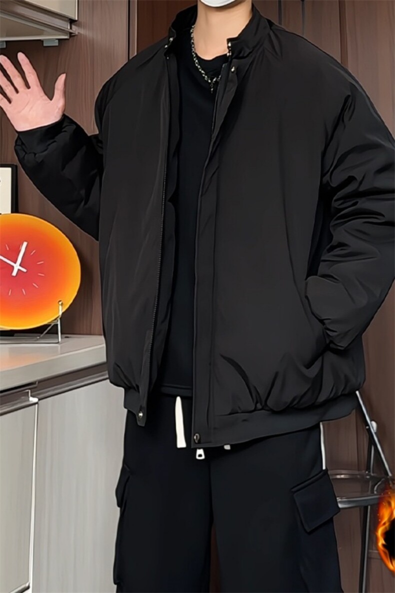 MY241/P85棉衣男冬季加棉加厚宽松大码百搭潮保暖棉袄外套棉服,男装棉衣,电商基地A050