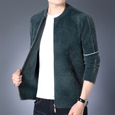 BSS2293男式2023秋季新款针织开衫夹克商务休闲男装P102图片