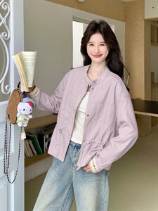 大量现货！26春装新款亮色皮衣外套-衣珂纱朗-2D044图片