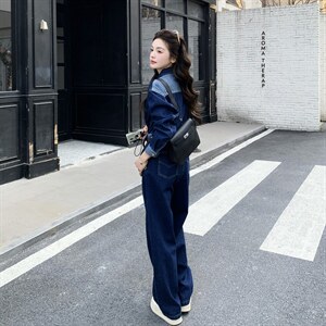 大货已出！2026新款数据好牛仔连体裤送腰带2D009-5661 P145控238图片
