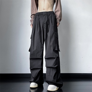 秋季美式速干工装裤男士潮牌机能冲锋裤宽松休闲阔腿裤 K7387-P42图片