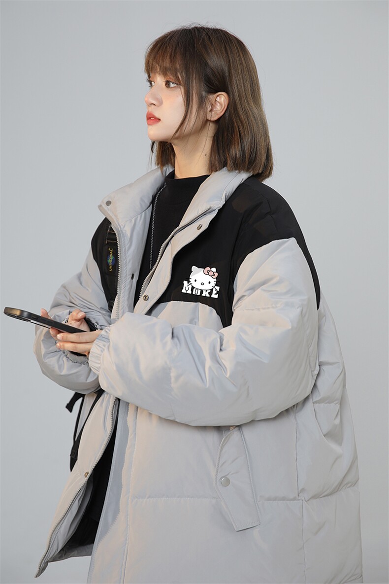 无差价中性风23冬季卡通印花棉服外套TPMY64301特批P85控138,男装棉衣,电商A268