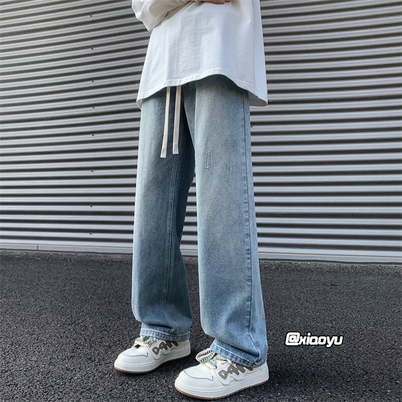 XZ616秋季新款宽松百搭休闲牛仔裤TY931P55控68,男装牛仔裤,星座512A（原616）