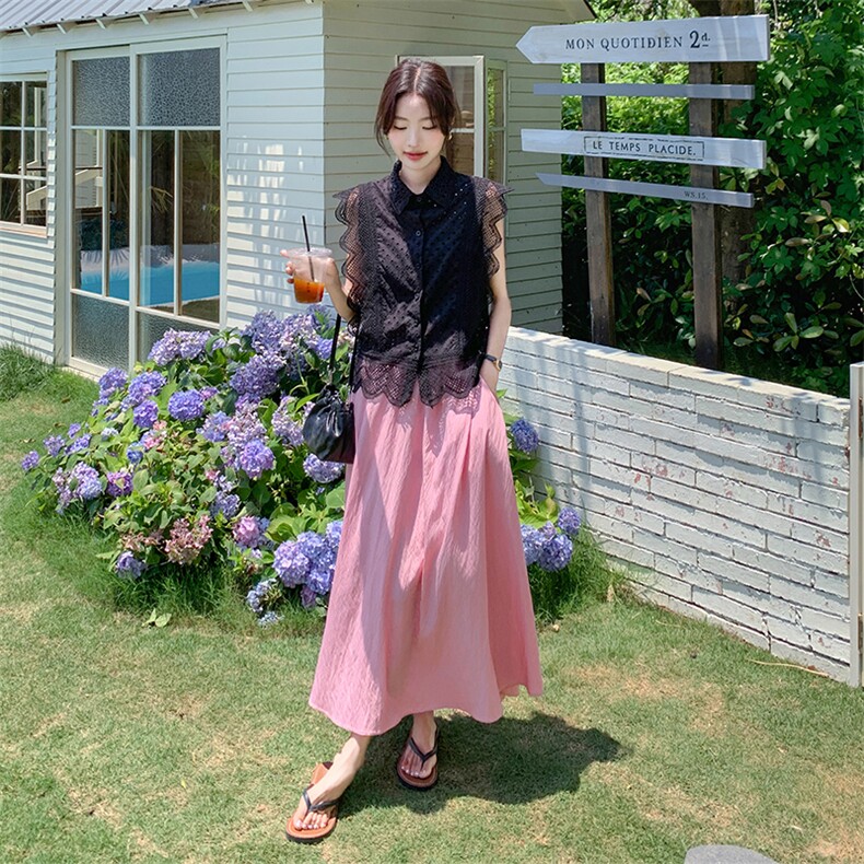 设计感搭配一整套减龄时尚穿搭套装裙两件套2938P145K218,女装套装/套裙,2C029