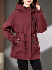 高级感收腰显瘦风衣女春秋2025新款小个子妈妈减龄薄褂子洋气夹克，女装短外套，靓衣阁