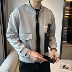 特价店主风春季新款复古休闲棒球领外套时尚潮流夹克JK088-P55，男装夹克，电商A413