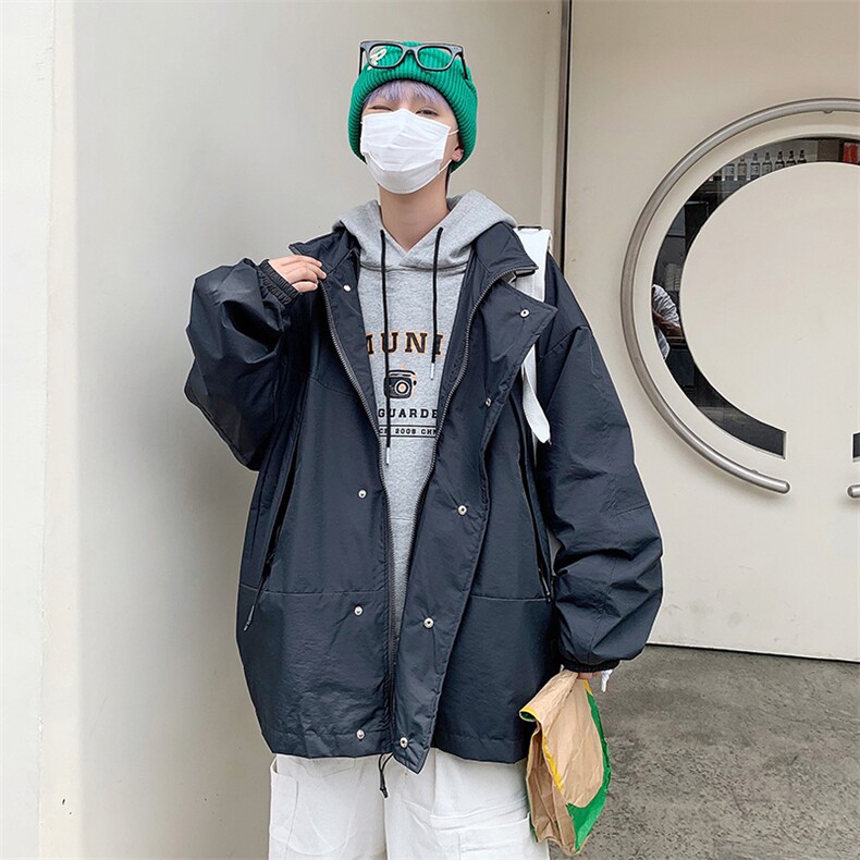 美式机能风冲锋衣男女春秋日系工装外套古着vintage夹克J938-p60,男装夹克,星座1008-1