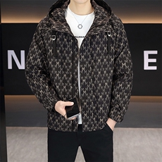 秋季夹克男高品质连帽外套型男商务休闲青年外套男N25802-P105，男装夹克，星座310B-3