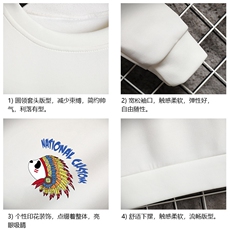 T4196-P25加绒款-P35简约帅气百搭长袖t恤男大码胖子卫衣网格，男装卫衣，电商A040A