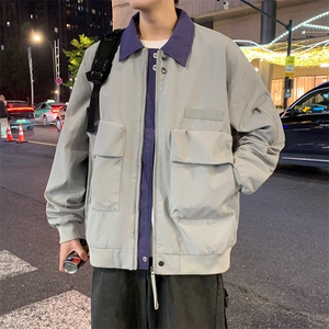 现货 春季新款工装夹克男飞行员美式上衣外套A02513-P75图片