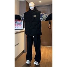 2023冬季新款女模内景大码绣花小熊棉衣M-5XHM23927-特P105，男装棉衣，电商A022