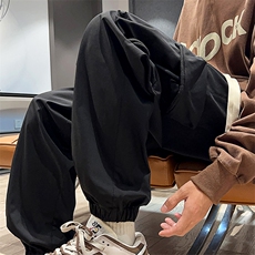 24春款港风工装裤休闲裤束脚裤男KP210P55，男装休闲裤，星座1204-3