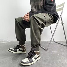 男秋季新款港风休闲裤纯棉厚款A729P46，男装休闲裤，星座1116-2