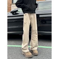 美式工装裤男高街复古水洗直筒cleanfit美拉德牛仔裤微喇，男装牛仔裤，星座410-6（原星座1304-1）