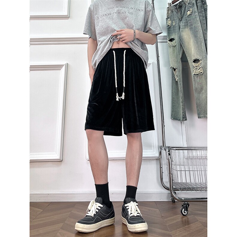 A178男女同款冰丝速干短裤休闲夏季外穿宽松休闲裤DK161-P28,男装休闲裤,电商A178