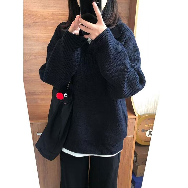 毛衣男秋冬美式复古套头针织衫高级感外套MY5015,男装针织衫/毛衣,星座208-5