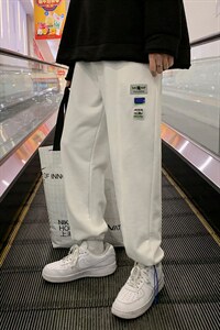 ！2023春季男士休闲卫裤百搭运动裤男女同款裤子K2032P55图片