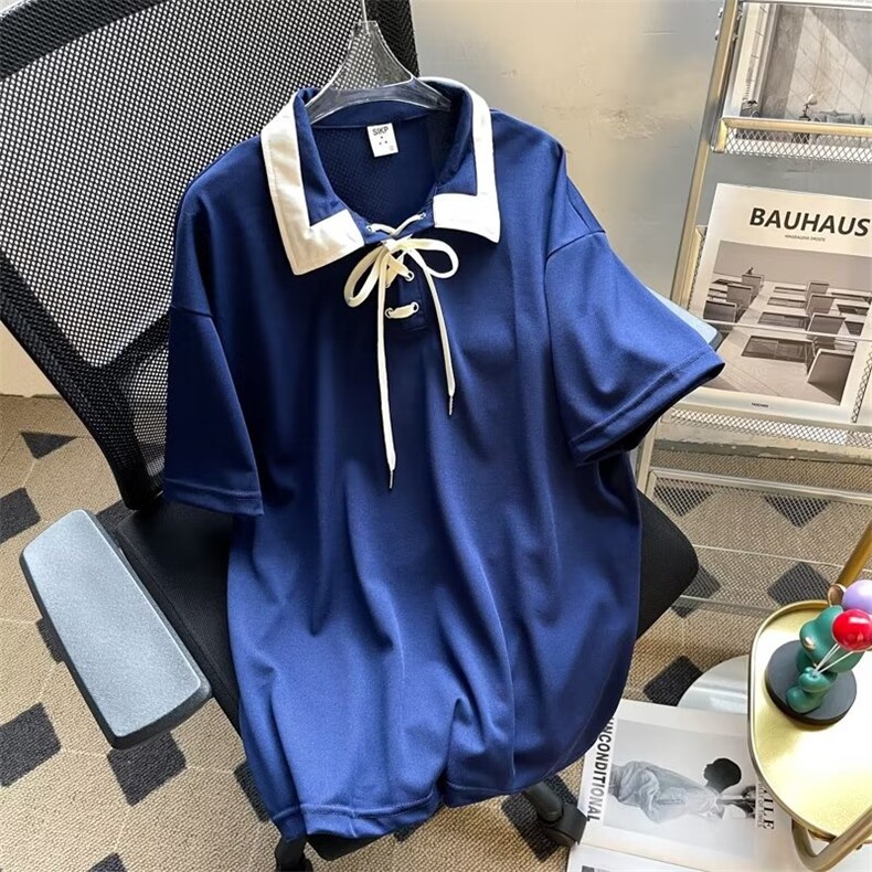 翻领短袖T恤男简约百搭休闲打底五分袖POLO衫S73P28,男装Polo衫,星座1116-2