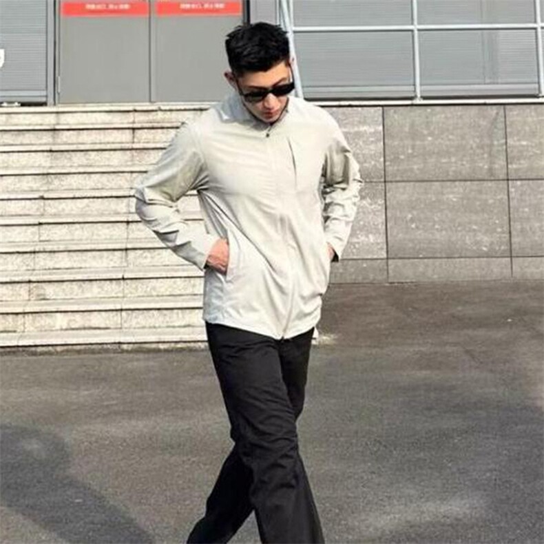 春夏款高品质冰感速干防晒服男女休闲户外运动外套透气机能风夹克,男装防晒衣,电商A486