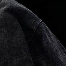男秋季新款圆领时尚潮牌青春流行做旧水洗长袖BY51P37，男装T恤，星座1116-2