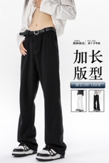 春季加长版裤子男高个子185cm110牛仔裤微喇直筒休闲长裤KZ002P55，男装牛仔裤，电商B312
