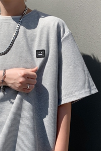 8XL-M 重磅！特大码T潮牌上衣男中性华夫格短袖T恤DX304P25控39图片