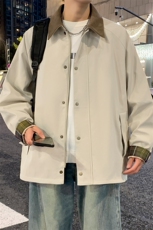 2026春款老钱风高品质纯棉猎装夹克DSA157B-J2608-特P78，男装夹克，电商A157B