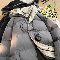 三防料抖音品质现货10W件宽松加绒加厚棉衣外套棉服BM333特P85，男装棉衣，电商A486