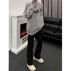 美式圆领毛衣男慵懒风休闲针织衫Z8829P53，男装针织衫/毛衣，星座1116-2