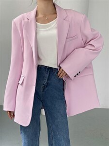 现货2022春款，设计师风格，彩色西装外套,女装西装,季尺