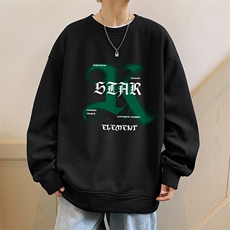 华夫格！2023春季男士圆领卫衣百搭潮流上衣HWY22P30，男装卫衣，电商B220
