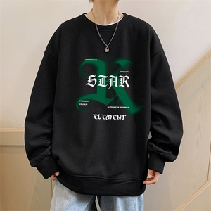 华夫格！2023春季男士圆领卫衣百搭潮流上衣HWY22P30图片