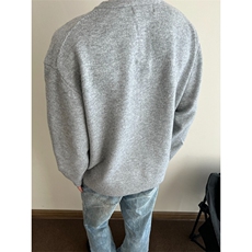 秋冬韩版简约金属钉扣设计亨利领毛衣男女保暖针织衫上衣MY430，男装针织衫/毛衣，星座1116A（原606A-3）