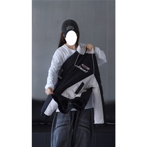 抖音视频截图只展示大货已到印花立领机车潮牌棉服77950特P85图片