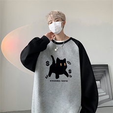 灰拼黑色