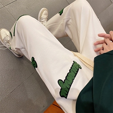 特P35控68秋季港风潮牌毛巾绣束脚裤休闲卫裤K2206，男装休闲裤，电商B370