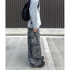 工装迷彩裤男牛仔裤长裤A43-P50，男装牛仔裤，电商D312