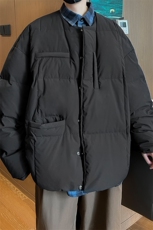 8XL-M90白鸭绒！超厚短外套羽绒服男面包服棉衣YRFC06P220控258，男装棉衣，电商D206-1