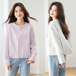 现货秒发2026春秋新款小香风学院风韩版休闲短外套，女装短外套，星宇服饰