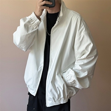 秋季新款现货短款夹克外套男宽松休闲立领上衣A351-AJ2598-P125，男装夹克，电商A351
