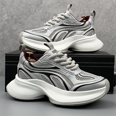 A1122-P285夏季新款透气网面鞋厚底增高老爹鞋百搭运动休闲鞋男，男鞋休闲鞋，星座1407-6