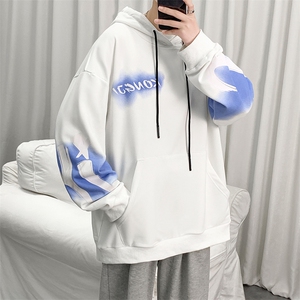 7XL-M货足港风卫衣男2023春季新款潮长袖休闲上衣加肥加大码控88图片