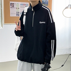 2026秋季半拉链卫衣男宽松潮牌立领外套A172P45，女装短外套，电商A309