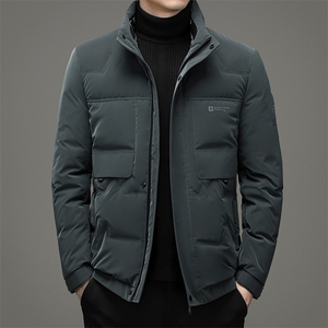 冬新款男90%白鸭绒羽绒服保暖时尚休闲立领XS98986-P208图片