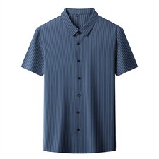 夏季2023新款短袖衬衫男士商务修身休闲上衣衬衣潮流，男装衬衫，电商B212（原钱塘6029）