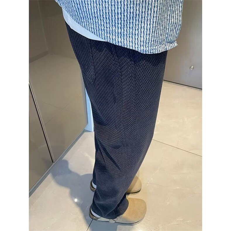 春季新款休闲直筒裤运动裤男生卫裤垂感宽松情侣裤子男LC3433-P38,男装休闲裤,星座1008