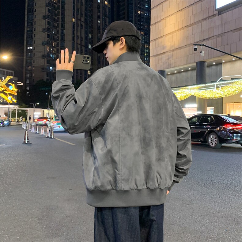 痞帅外套男ins高街潮牌港风日系原宿风潮流宽松夹克JK02538-P73,男装夹克,星座308B-2