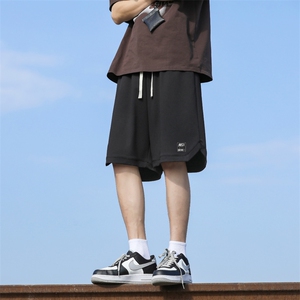 抽绳休闲男夏季贴标高级感休闲舒适五分裤子XD2313特批35图片
