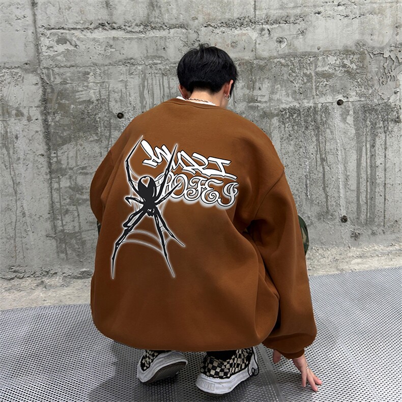 抖音供货、复合重磅360克现货圆领卫衣宽松D223A-YL2373-特P28,男装卫衣,电商019-1