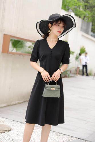 华尔缎连衣裙，女装连衣裙，卡娜品位